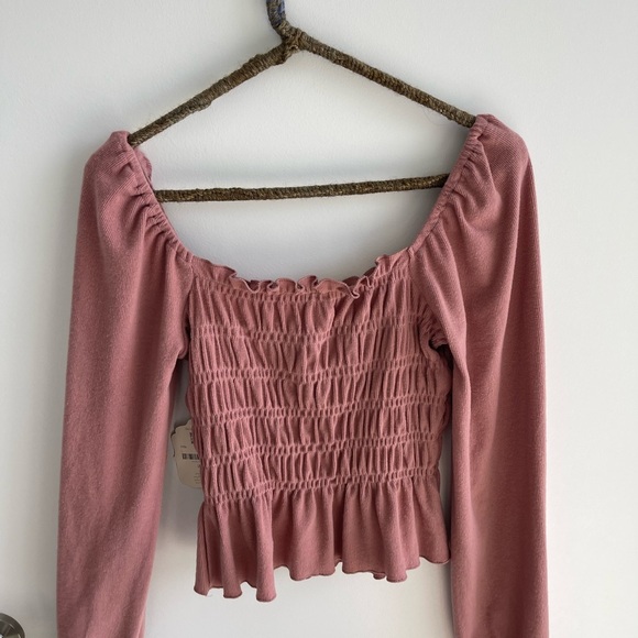 Altered State Smocked Women's Top Pink - Picture 4 of 5